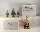 Village Snowy Scotch Pines  Village