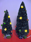 Lighted Christmas Gift Trees  Village